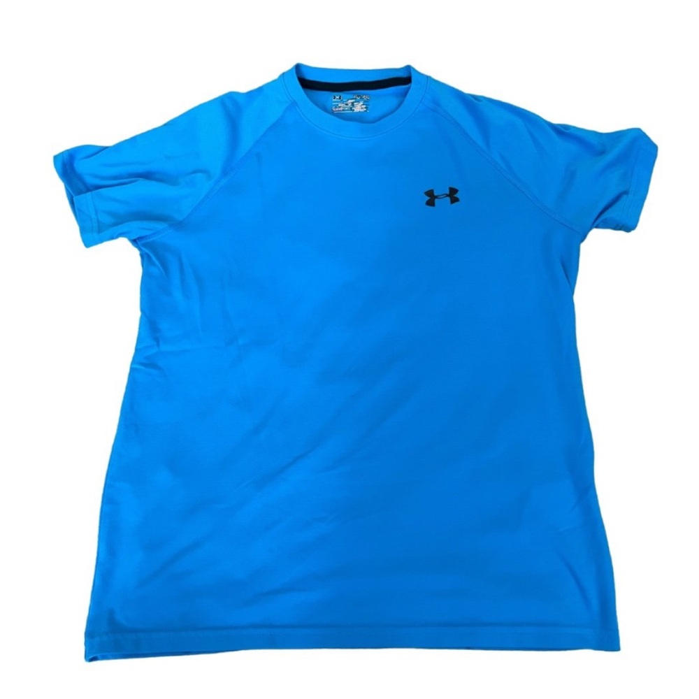 Under Armour Boys Vibrant Blue Crew Neck Tee